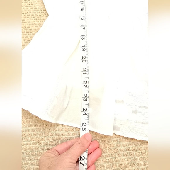 Ted Baker London white balloon sleeve embroidered blouse size 3 Usa 🇺🇸 Size 8 - Picture 10 of 10